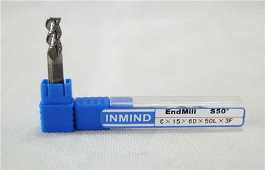 螺線形の TiAlN の上塗を施してある球の鼻のエンド ミル、アルミニウムを切るための長いフルートのエンド ミル