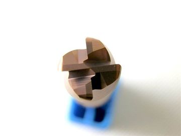 上塗を施してある細長い穴がつくマイクロ エンド ミル、角の半径のエンド ミルの超良い穀物
