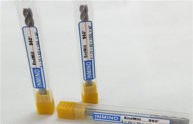 エンド ミルに、2 フルート細長い穴をつける長い首の炭化物の正方形のエンド ミルの高速度鋼